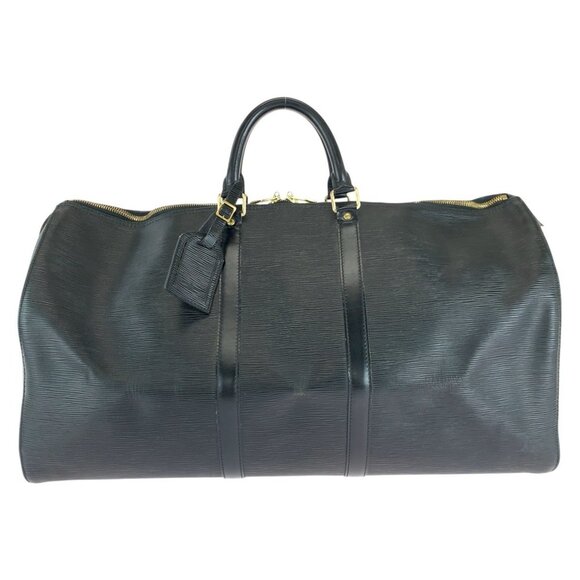 LOUIS VUITTON Black Leather Boston Bag - Picture 1 of 10
